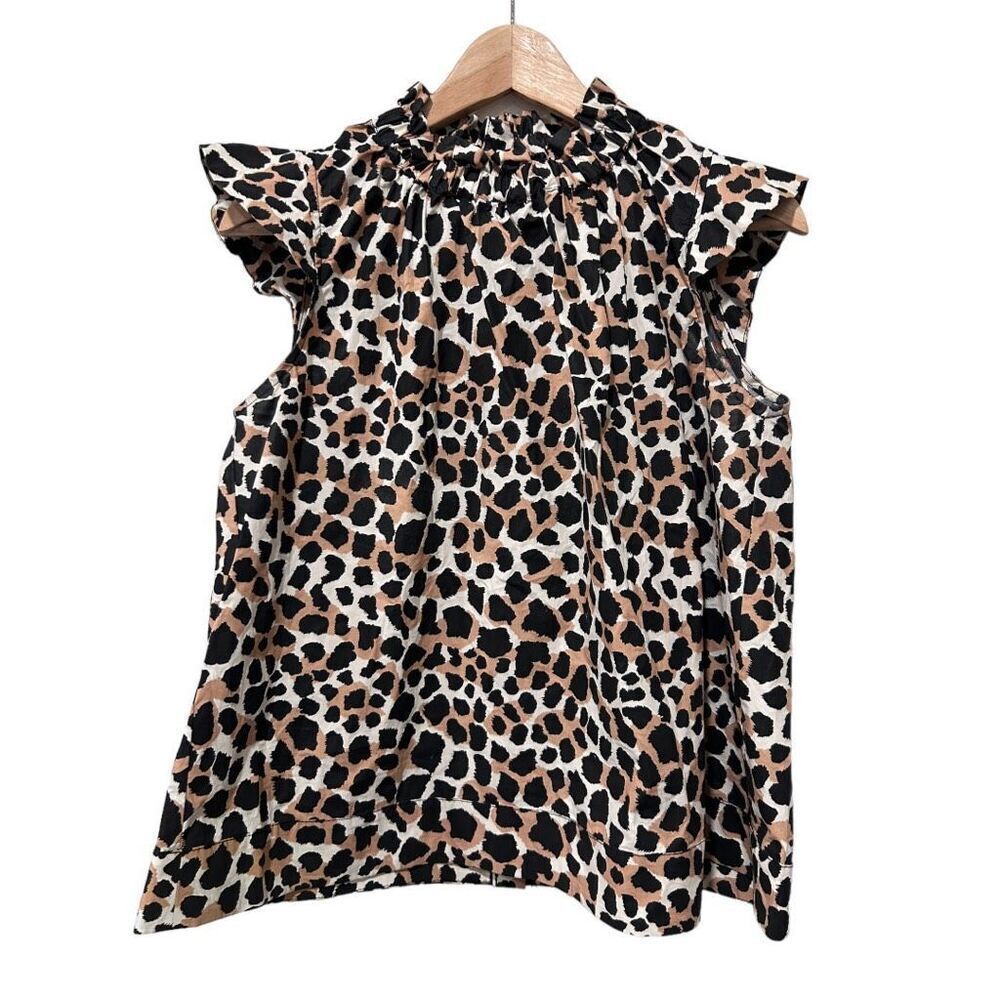Leopard Print Sleeveless Top
